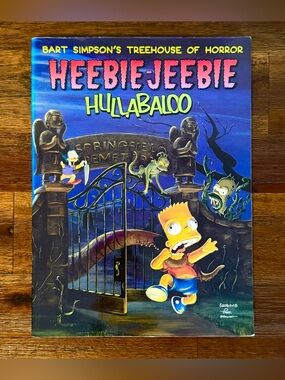 Bart Simpson's Treehouse of Horror Heebie-Jeebie Hullabaloo 1999 RARE Halloween
